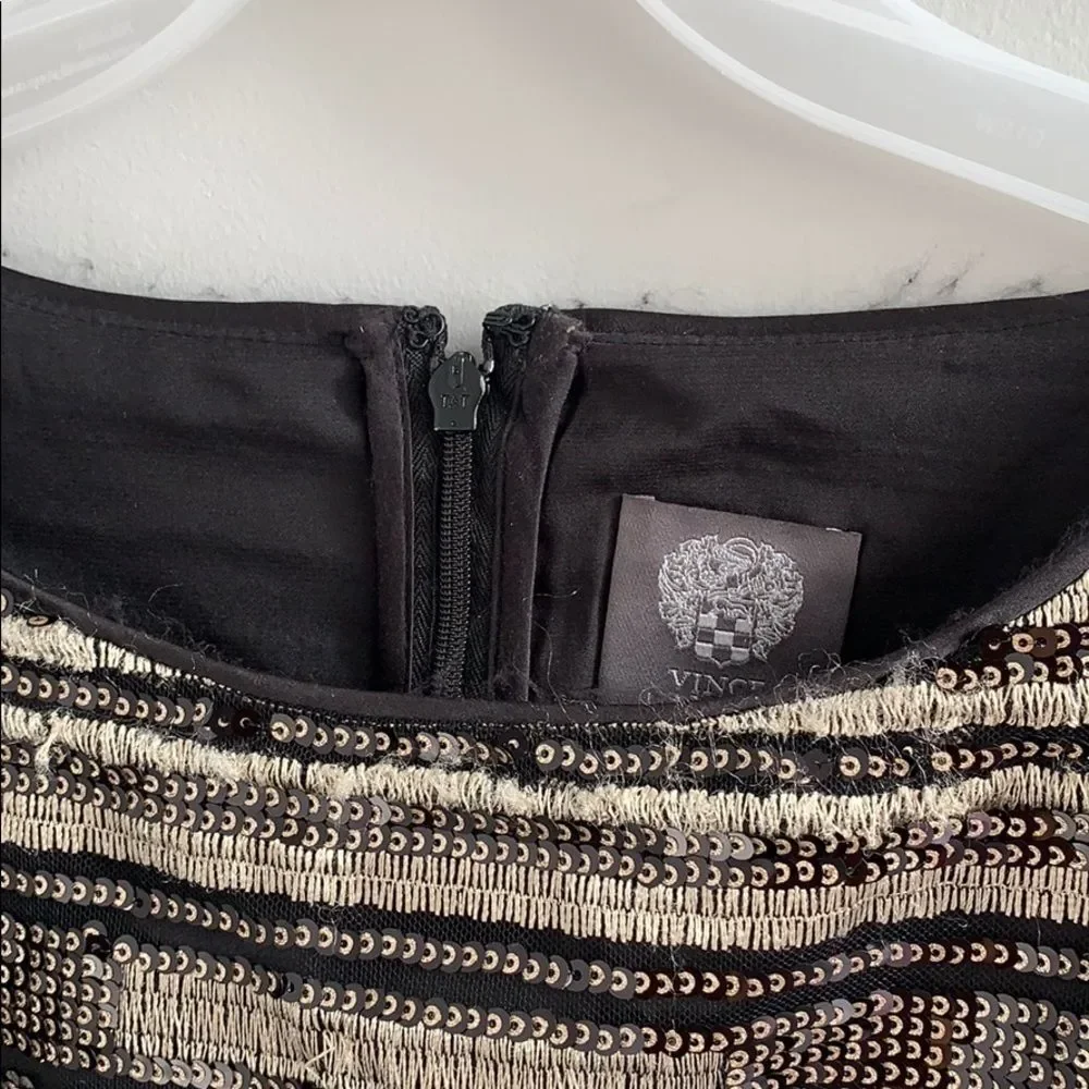 Vince Camuto Beaded Cocktail Dress size 6 - Picture 9 of 14